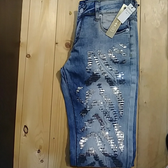 ladies sparkly jeans